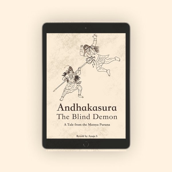 Andhakasura Hindu mythology ebook cover – Anujas
