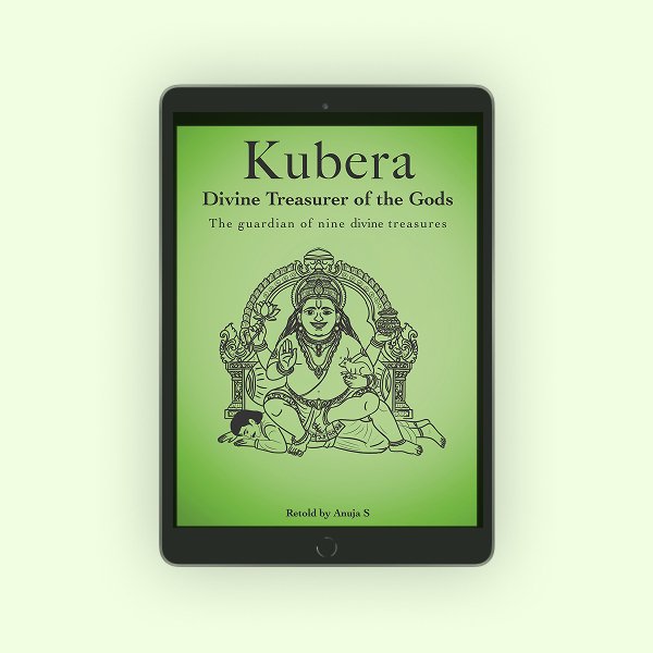 Kubera Hindu mythology ebook cover – Anujas