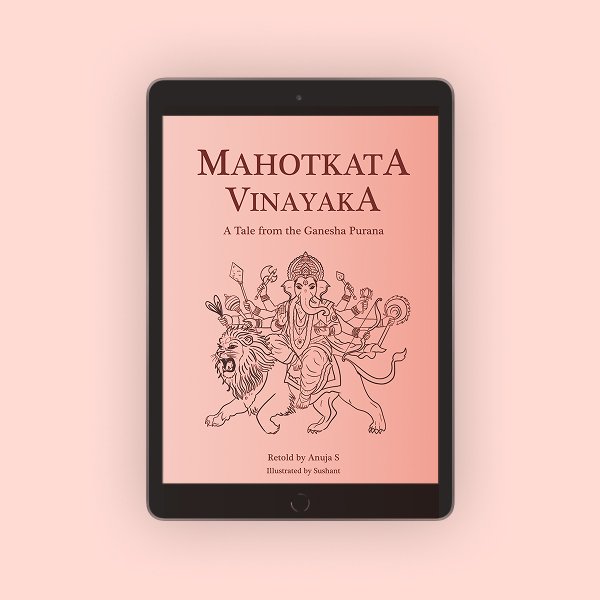 Mahotkata Vinayaka Hindu mythology ebook cover – Anujas