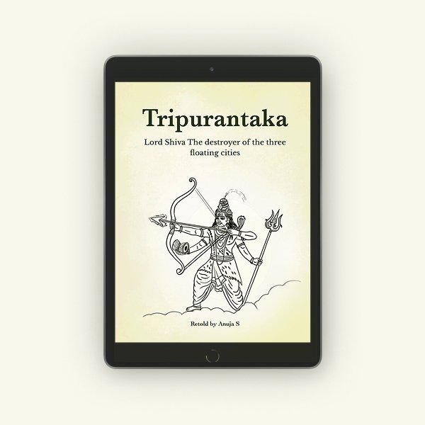 Tripurantaka Hindu mythology ebook cover – Anujas